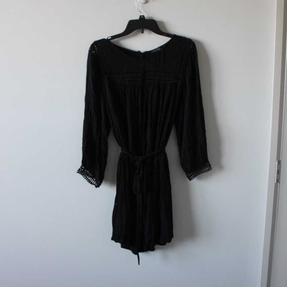 Lucky Brand Crochet Netting Dress